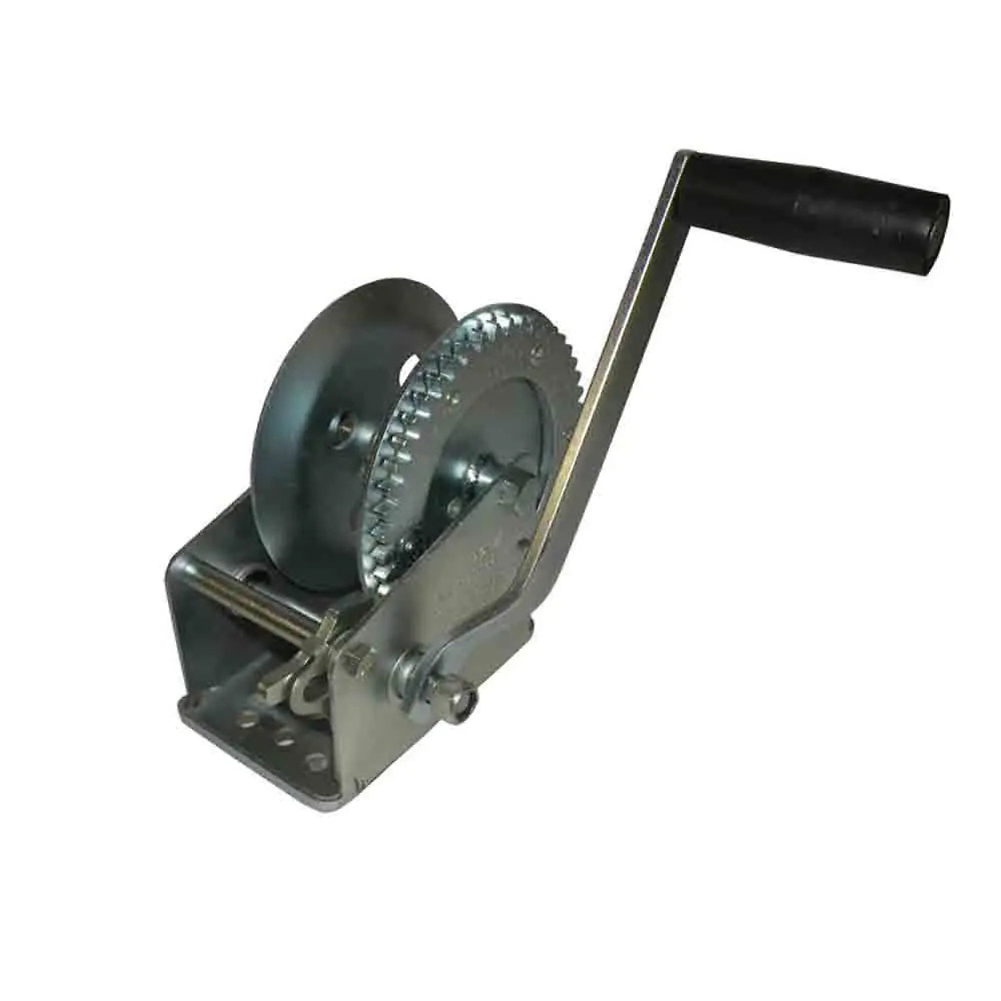Pacific Trailer, Marine and Utility Winch, 1400 lb Capacity, Single Speed, 10 inch Handle, Rope or Strap Use Only, Model# BQS-1400